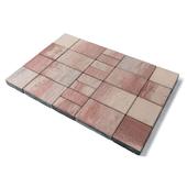 Тротуарная плитка Мозаика, Color Mix Фламинго, 60 мм