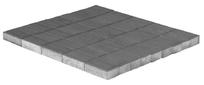 Тротуарная плитка Прямоугольник, Серый, 200*100*60мм